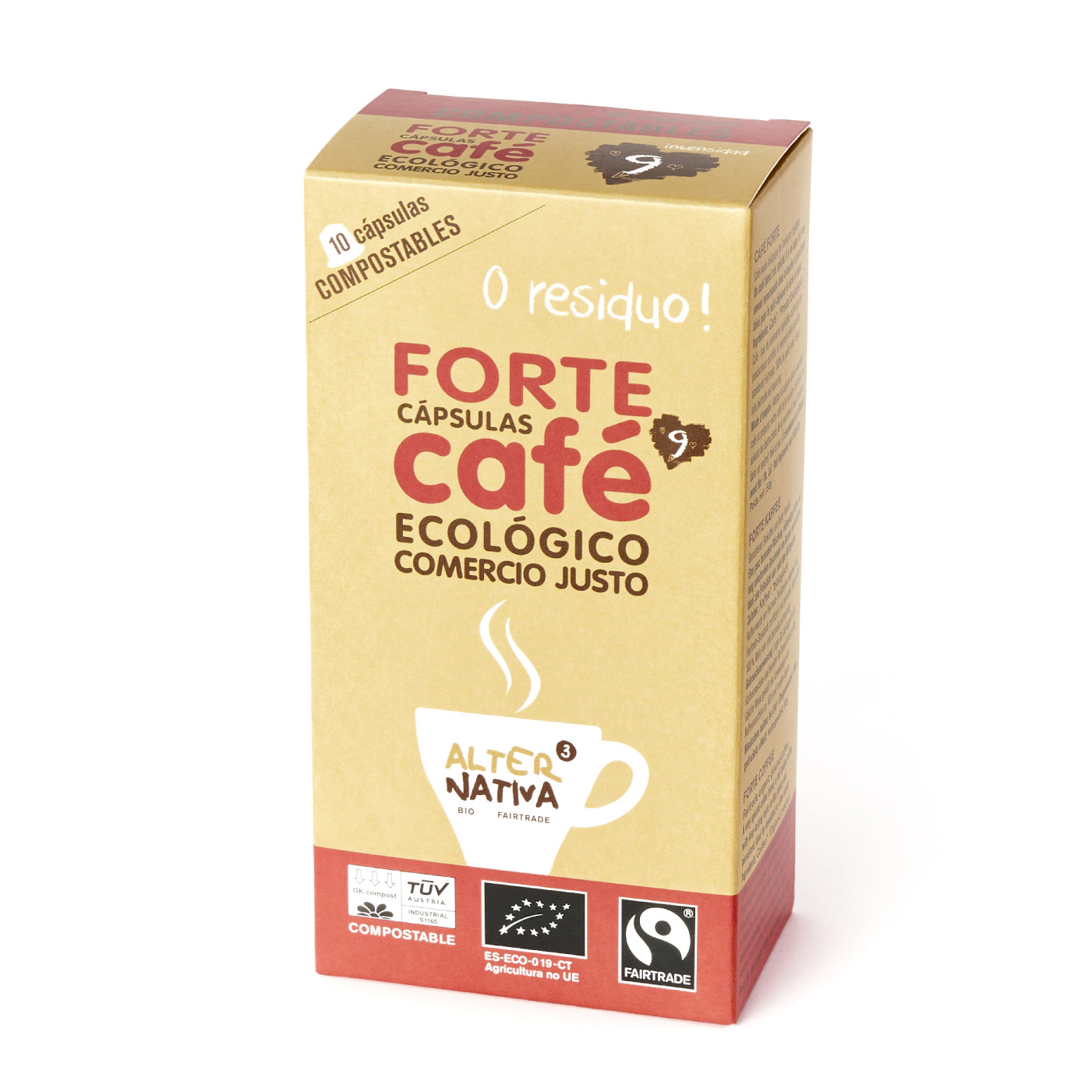 Organic Fairtrade Compostable Capsules