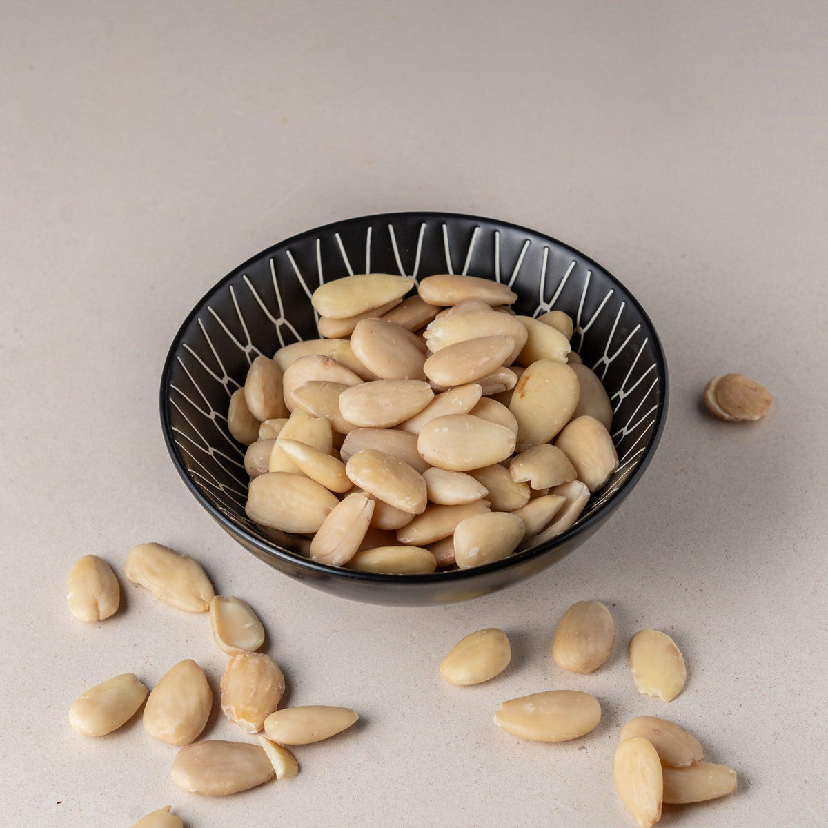 Blanched almonds