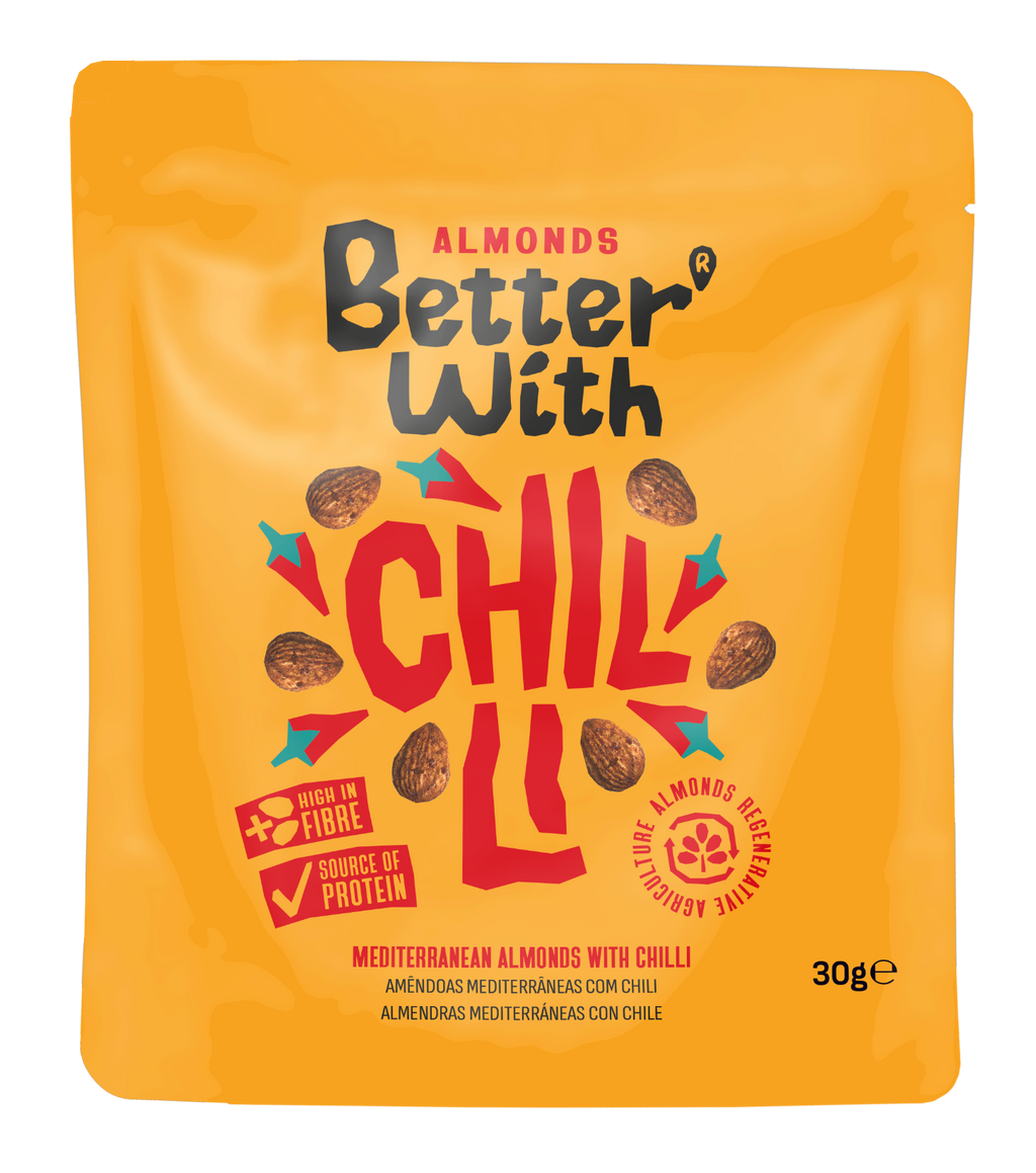 Chilli almonds 30 g sachet