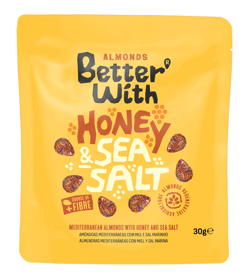Honey and Sea Salt almonds 30 g sachet