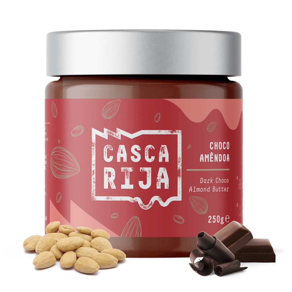 Almond butter with dark chocolate