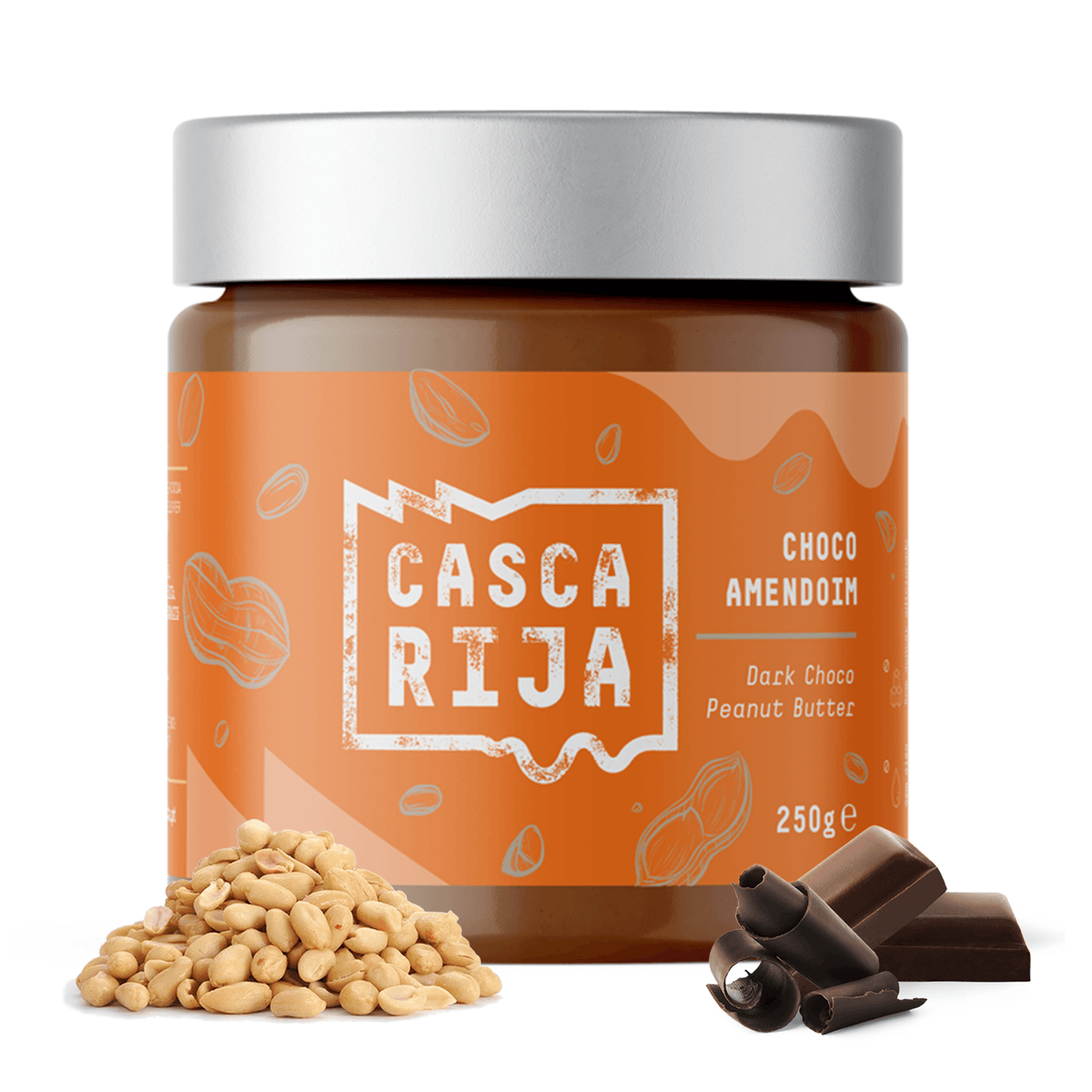 Peanut butter with dark chocolate
