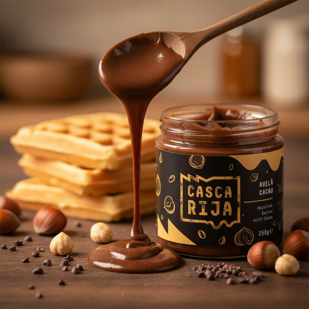 Hazelnut butter with cocoa
